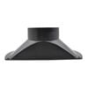 Big Horn 4.5 x 9.5 Inch Black ABS Dust Hood, small image number 1