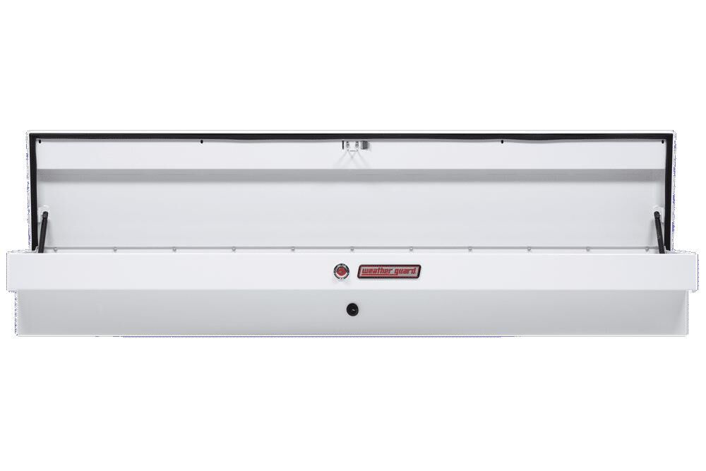 Weather Guard 87in Lo-Side Truck Tool Box Steel White, large image number 3