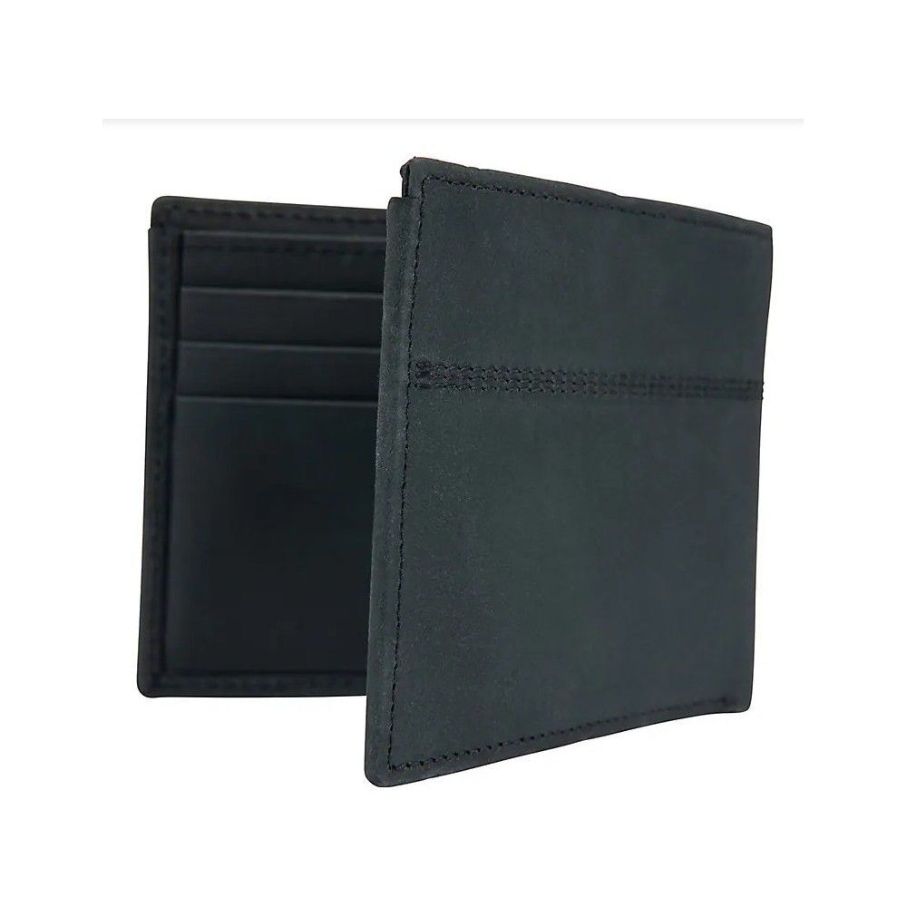 Carhartt Black Saddle Leather Bifold Wallet, large image number 3