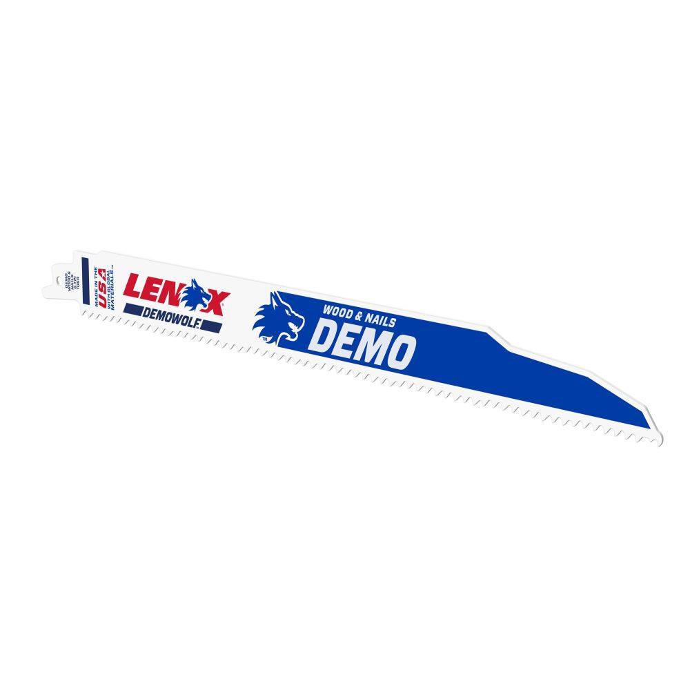 Lenox Demolition Reciprocating Saw Blade Bi-Metal 12 Inch 6 TPI 25 Pieces, large image number 8