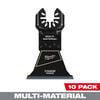 Milwaukee OPEN-LOK 2-1/2inch TITANIUM ENHANCED BI-METAL MULTI-MATERIAL BLADES 10PK, small image number 1