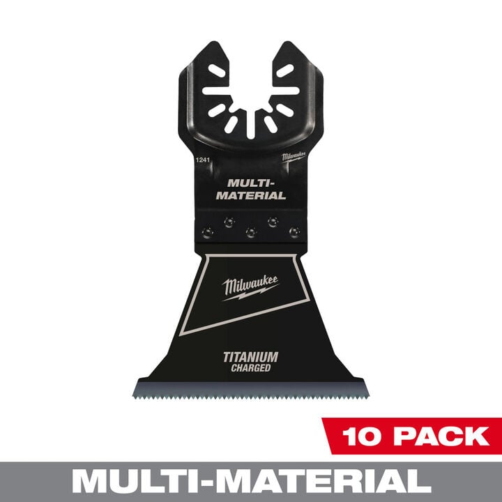 Milwaukee OPEN-LOK 2-1/2inch TITANIUM ENHANCED BI-METAL MULTI-MATERIAL BLADES 10PK, large image number 0