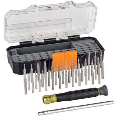 Klein Tools All-in-1 Precision Screwdriver Set with Compact Carrying Case