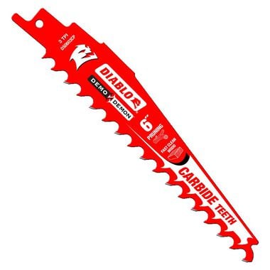Diablo Tools 6in Carbide-Tip Pruning and Clean Wood Blade 10pk