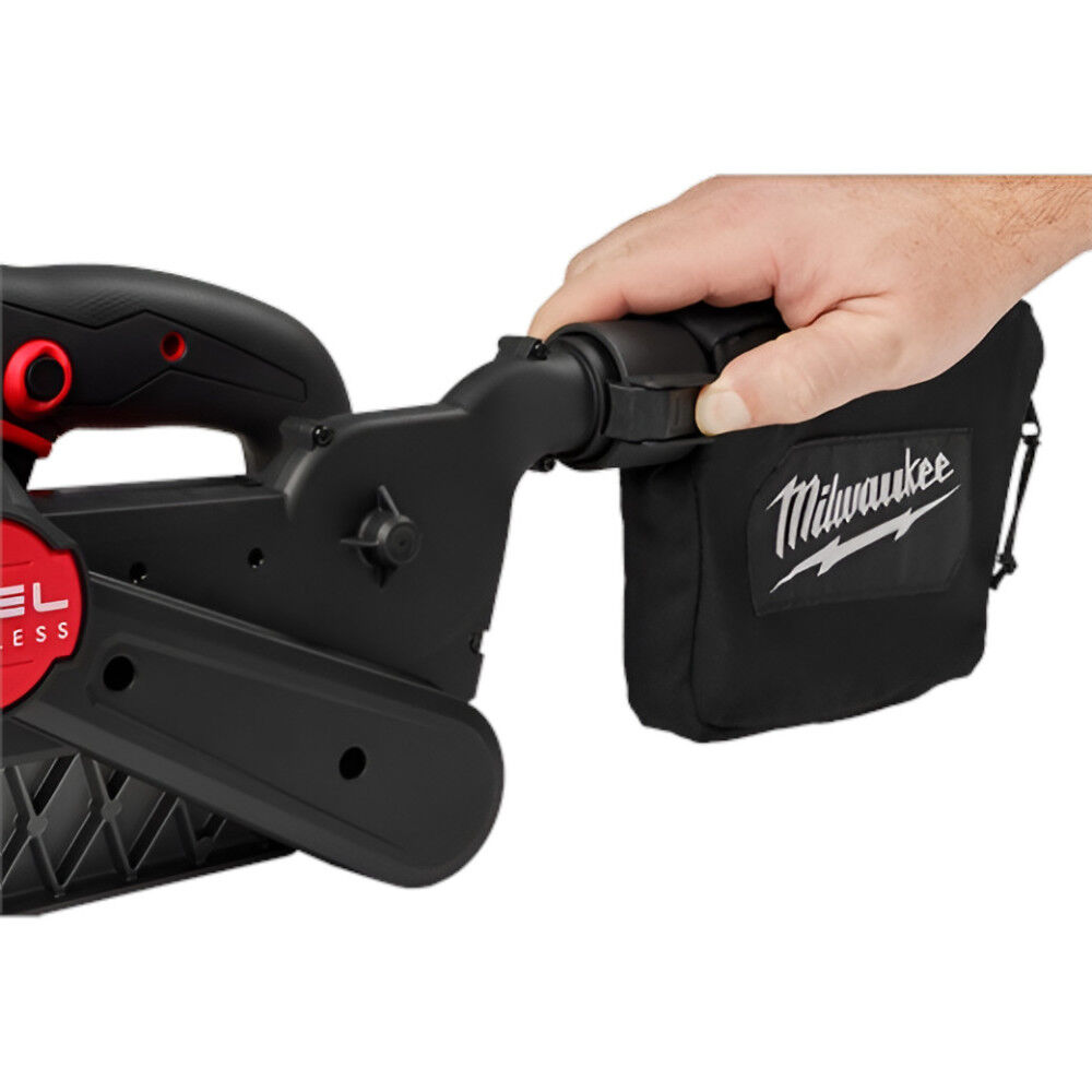 Milwaukee 3 Inch x 18 Inch Belt Sander and M18 Forge XC 18V 8Ah Battery Pack with Fuel Indicator Bundle, large image number 21