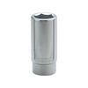 Wright Tool 7/16 x 1/2 Inch SAE 12-Point Full Polish Steel Deep Impact Socket, small image number 1