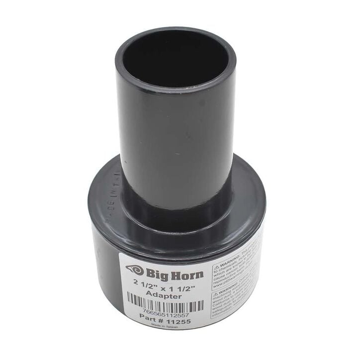 Big Horn 2-1/2 x 1-1/2 Inch Black ABS Plastic Adapter, large image number 0