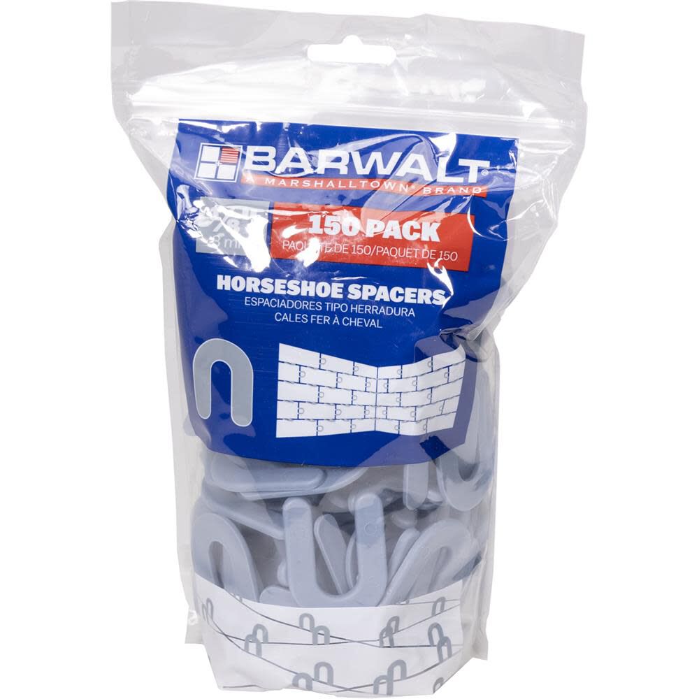 Marshalltown 1/8 Inch Horseshoe Spacer 150 Pieces, large image number 1