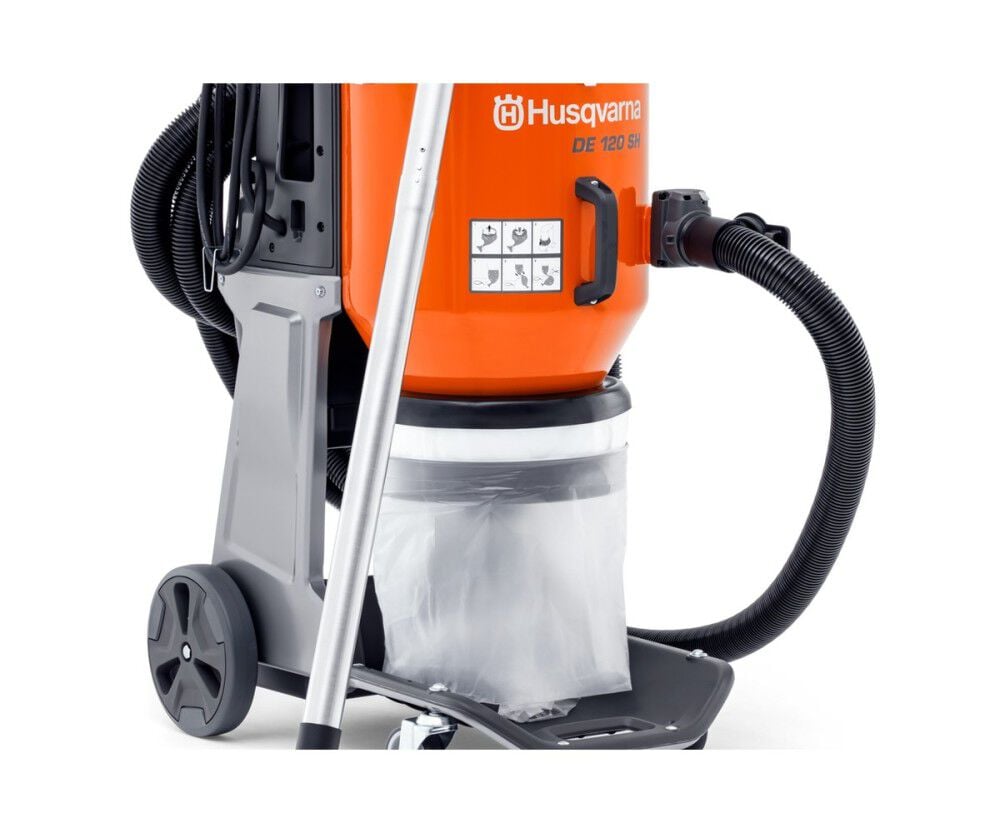 Husqvarna Construction DE 120 SH 2.45HP 253 CFM H-Class Extractor Reconditioned, large image number 10