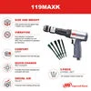 Ingersoll Rand Long Barrel Air Hammer and 5-Piece Chisel Set, small image number 5