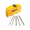 DEWALT 5 Piece Premium Percussion Masonry Drill Bit Set, small image number 1