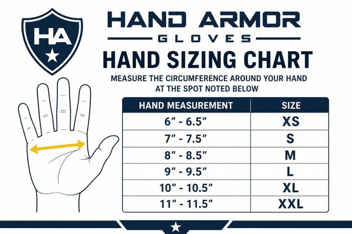 Hand Armor Premium Goatskin Trigger Finger Glove Black and White Small, large image number 1