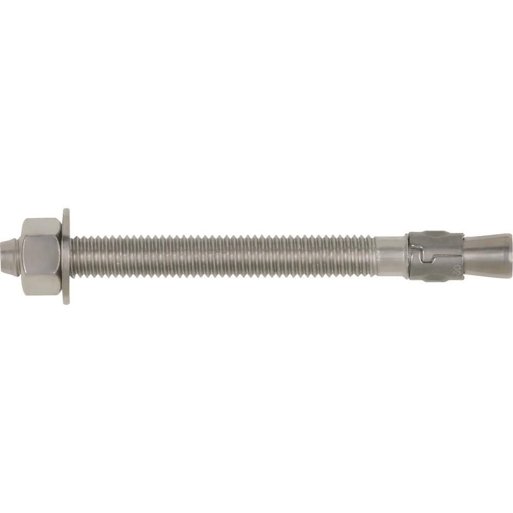 DEWALT Power-Stud 1/2 x 4-1/2 Inch 304 Stainless Steel Concrete Wedge Anchor 50 Pieces, large image number 1