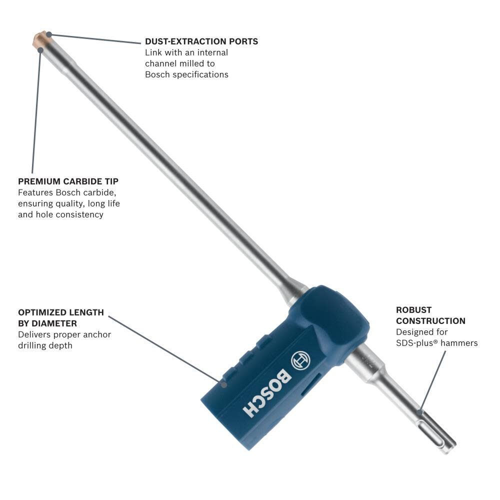 Bosch Promotional 1 1/2in x 16in x 24in SDS max Speed Clean Dust Extraction Bit, large image number 4