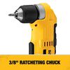 DEWALT Promotional 20V MAX Lithium Ion 3/8 Inch Right Angle Drill/Driver (Bare Tool), small image number 5