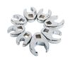 Sunex 3/8In Drive Fully Polished SAE Flare Nut Crowfoot Wrench 8pc Set, small