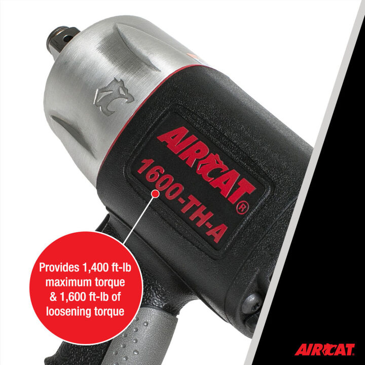 AIRCAT 3/4 Inch Super Duty Pneumatic Impact Wrench, large image number 3