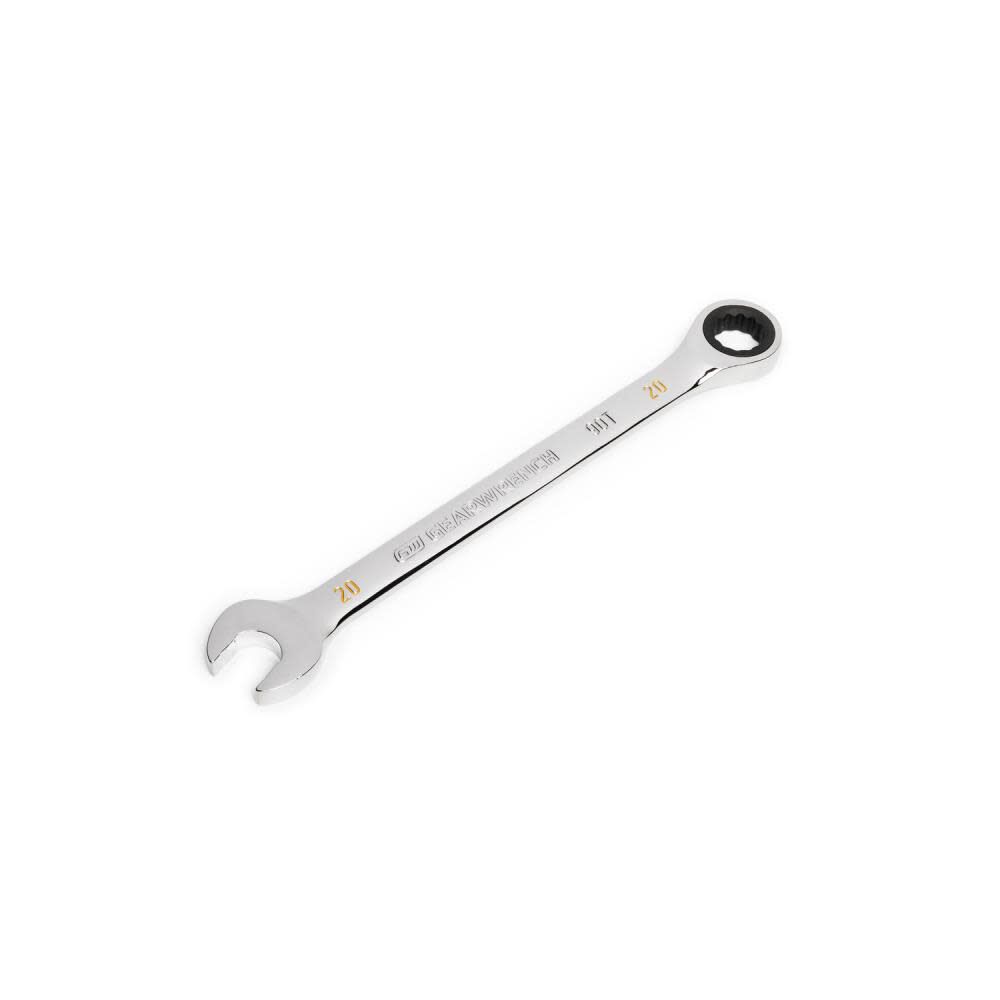GEARWRENCH 20mm 90T 12 Point Ratcheting Combination Wrench, large image number 4
