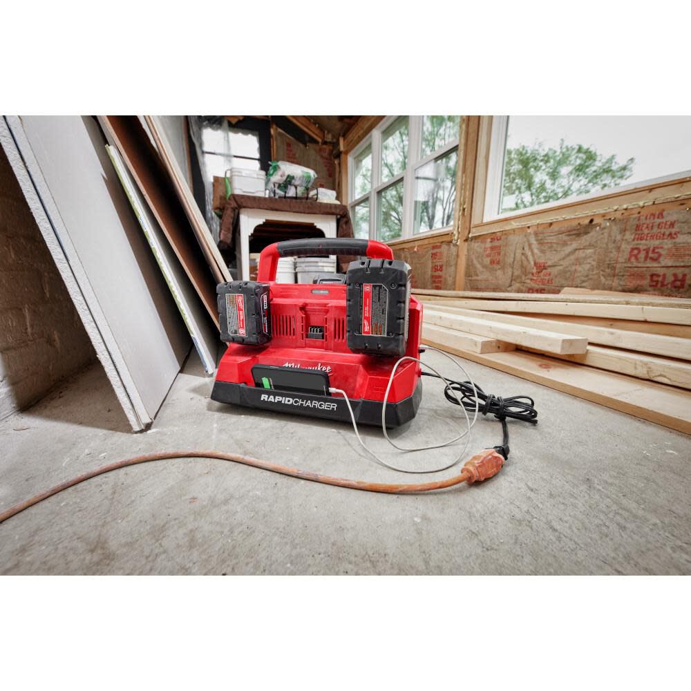 Milwaukee 6 bay charger outlet