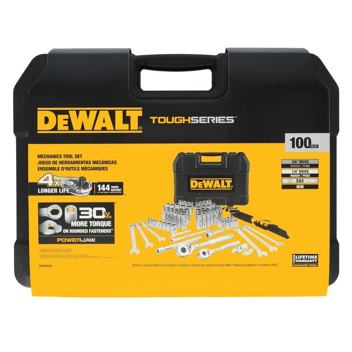 DEWALT TOUGHSERIES 100 Piece 2 Drive Mechanics Tool Set, large image number 5