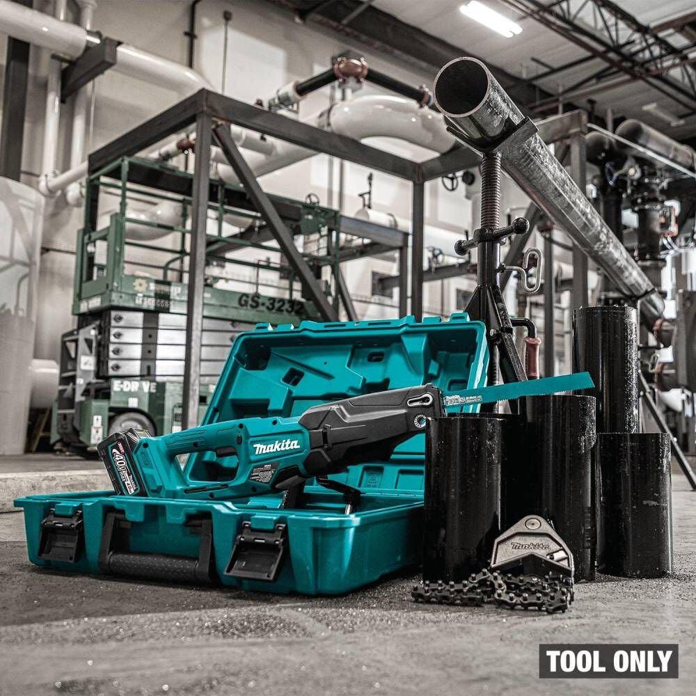 Makita 40V max XGT Brushless Cordless Reciprocating Pipe Saw with Chain Vise (Bare Tool), large image number 3