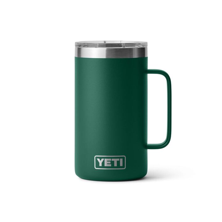 YETI 24oz Rambler Mug with Magslider Lid Black Forest Green