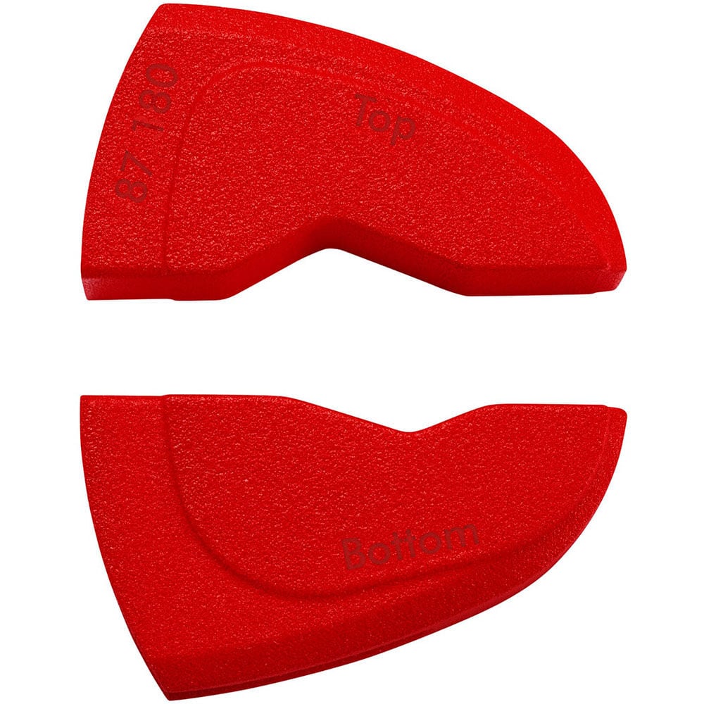 Knipex Smooth Surface Red Plastic Jaw Protectors for 7-1/4 in Cobra Pliers, large image number 1