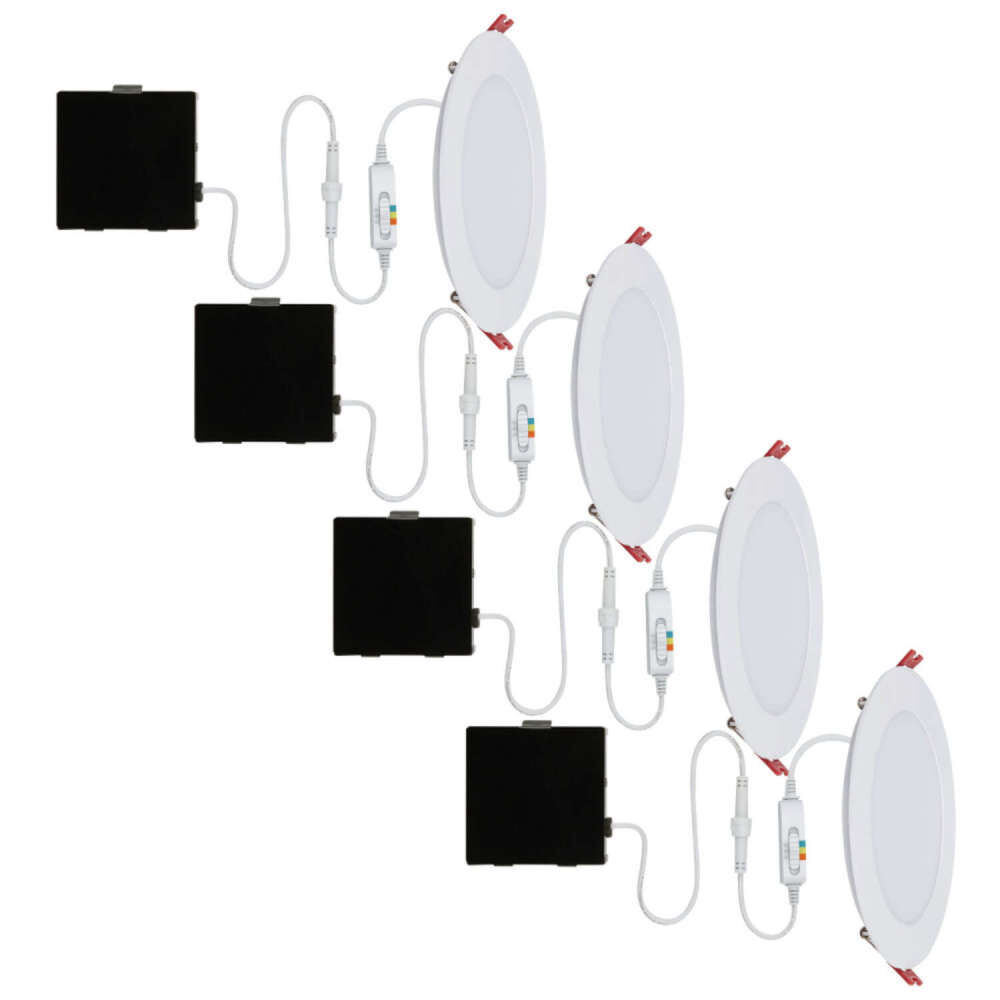 Globe Electric Ultra Slim Value Pack Recessed Lighting Kit 9W LED, large image number 3