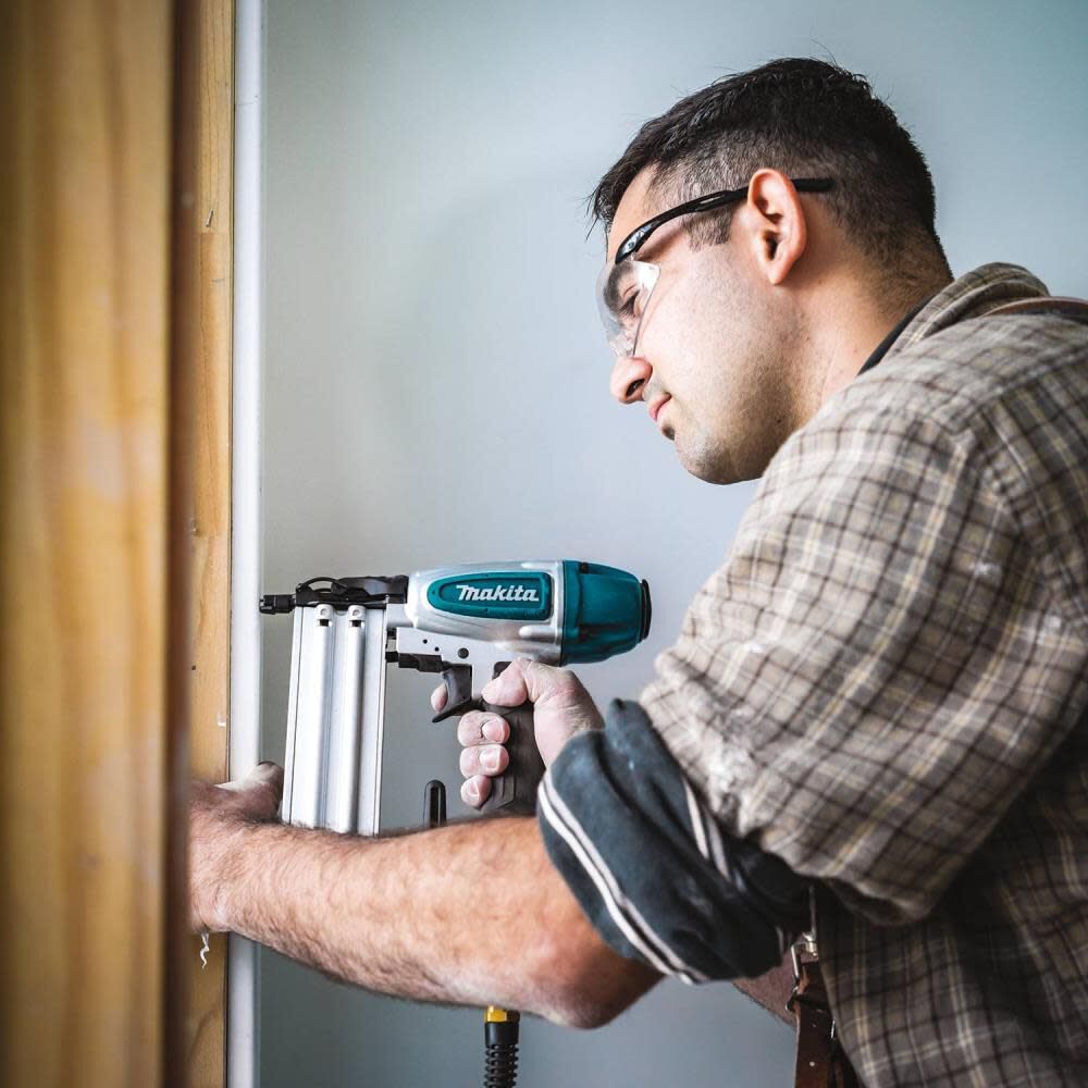 Air compressor shop nail gun combo