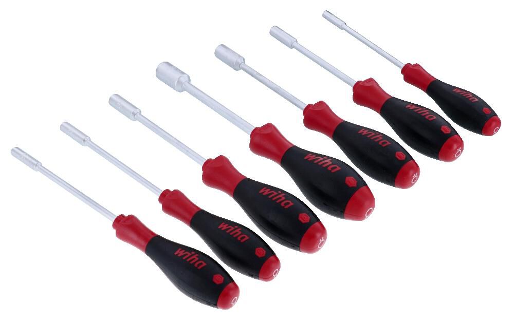 Wiha SoftFinish Cushion Grip Metric Nut Driver Set 7 piece, large image number 2