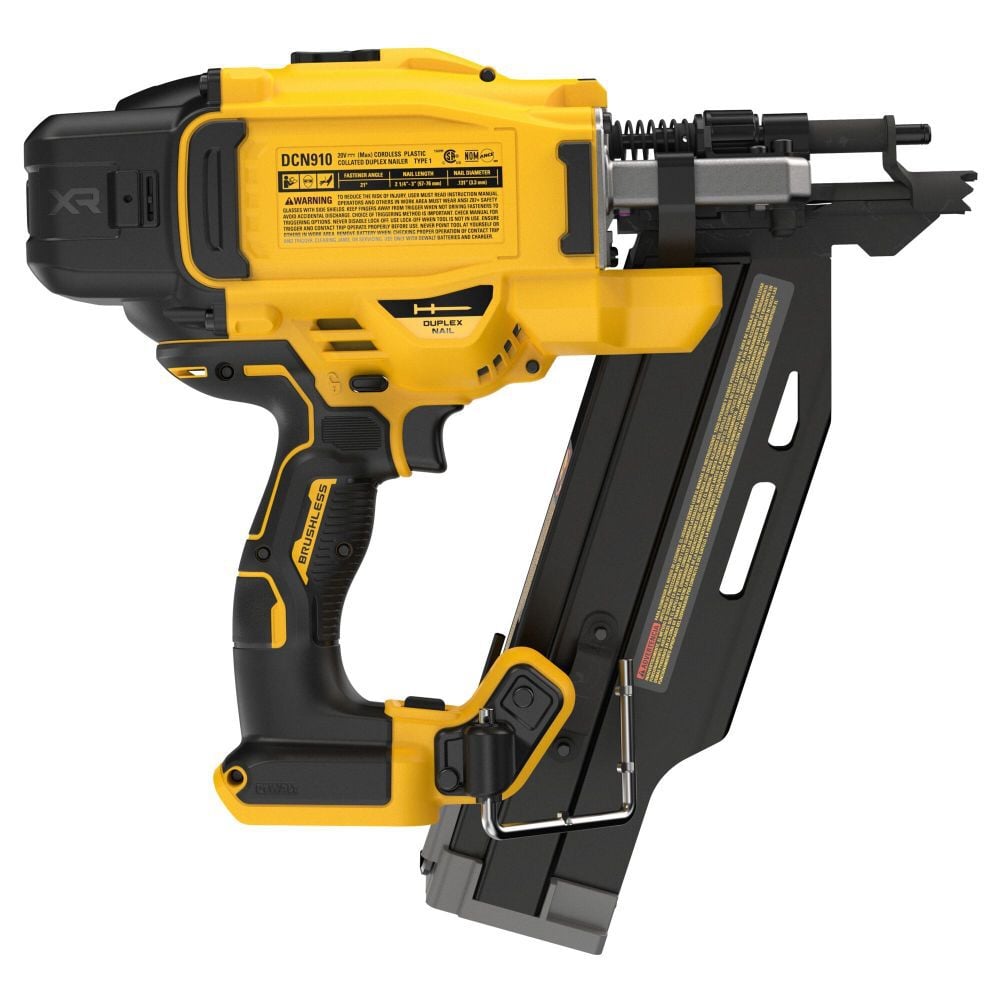 DEWALT 20V Max XR 21 Degree Plastic Collated Duplex Nailer (Bare Tool) and 16D 3-1/2 Inch x 0.131 Inch Collated Duplex Nail Bundle, large image number 12