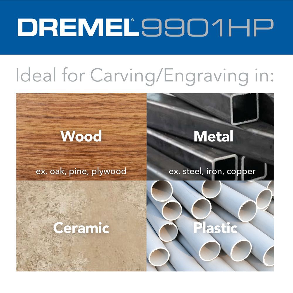 Dremel 1/8 Inch (3.2mm) Tungsten Carbide Carving Bit, large image number 7