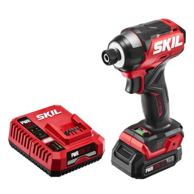 SKIL PWR CORE 12 Brushless 12V 1/4 in Hex Impact Driver Kit