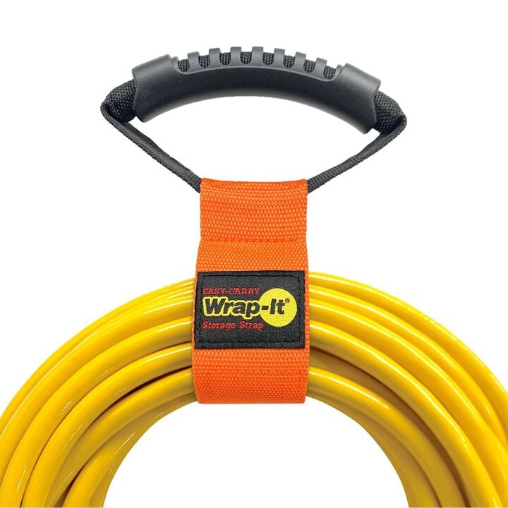 Wrap-It Orange Easy- Carry Storage Strap, 17 Inch x 2 Inch, Blaze Orange
