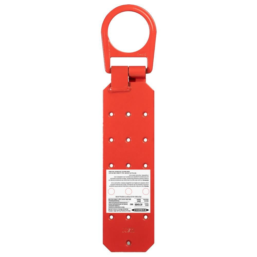 Werner Plated Steel Roof Anchor with D-Ring, large image number 2