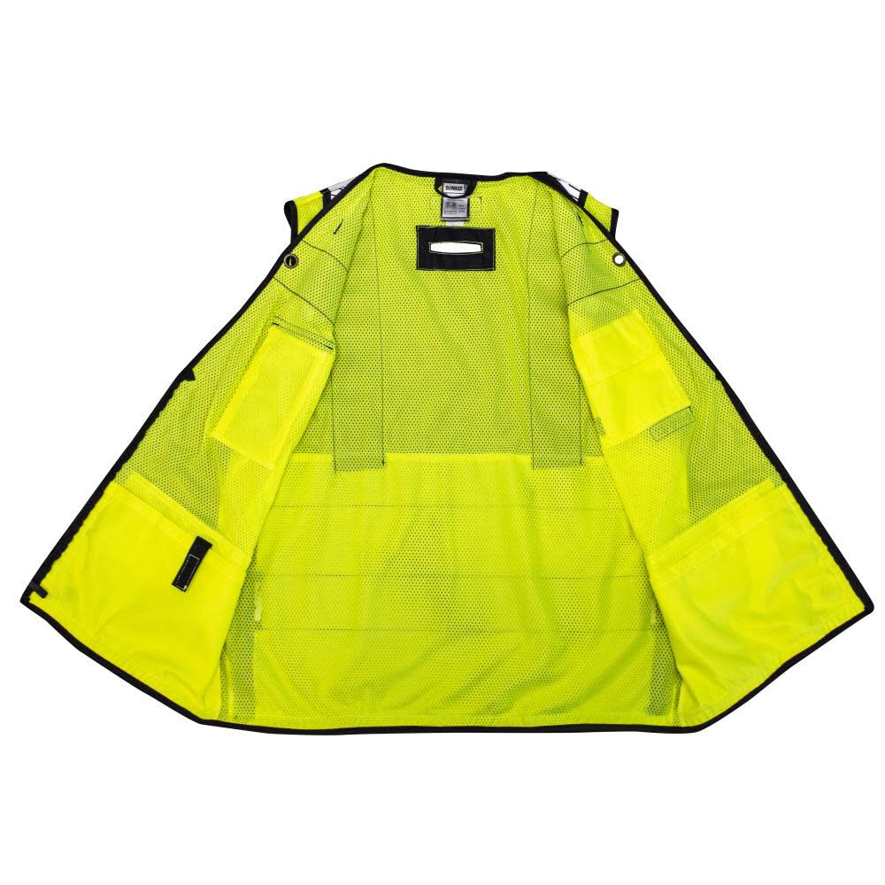 DEWALT Class 2 Heavy Duty Surveyor Vest, Hi-Vis, Large, large image number 2
