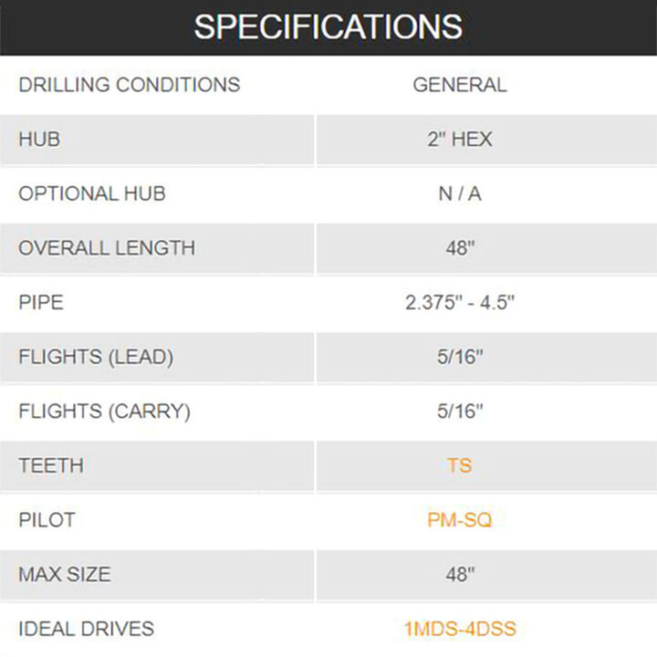 Digga North America 6in General Purpose Auger, large image number 3