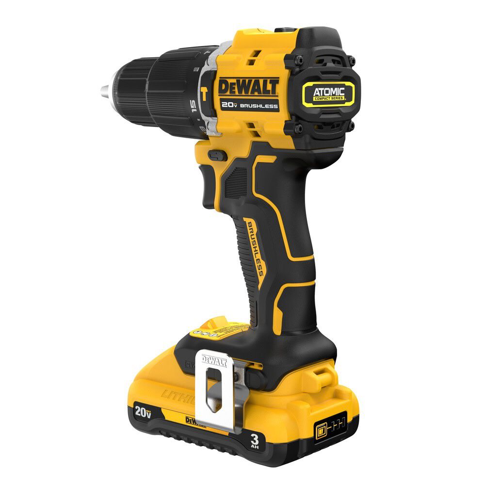 DEWALT 20V 1/2 Inch Hammer Drill Kit and 5 Inch Orbital Sander, Bare Tool, large image number 5