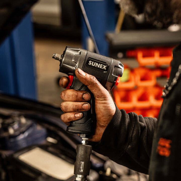 Sunex 3/8 Inch Drive Magnesium Composite Impact Wrench, large image number 4