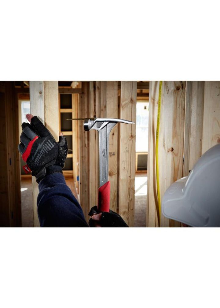 Milwaukee 17 oz Smooth Face Framing Hammer, large image number 12