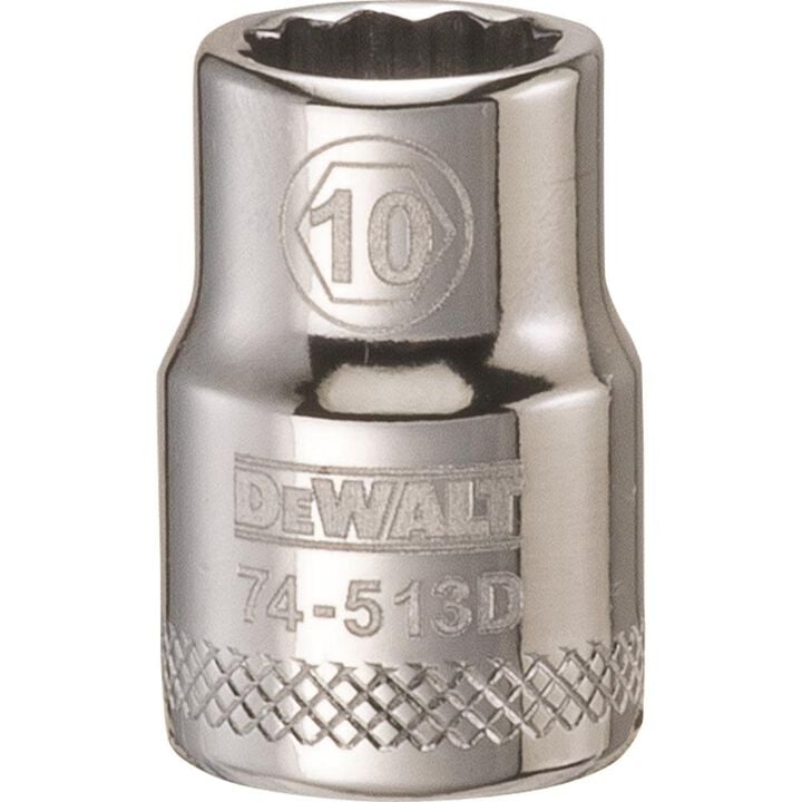 DEWALT Socket 12 Point 3/8in Drive 10MM