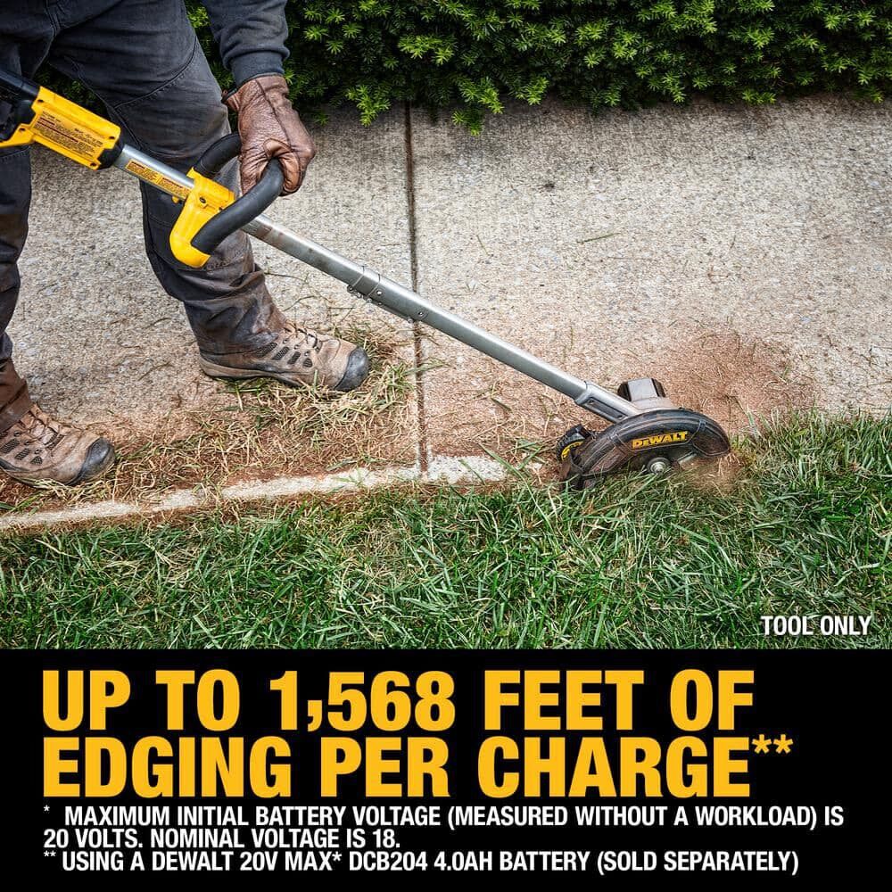 DEWALT 20V MAX Brushless Cordless Edger Bare Tool DCED400B