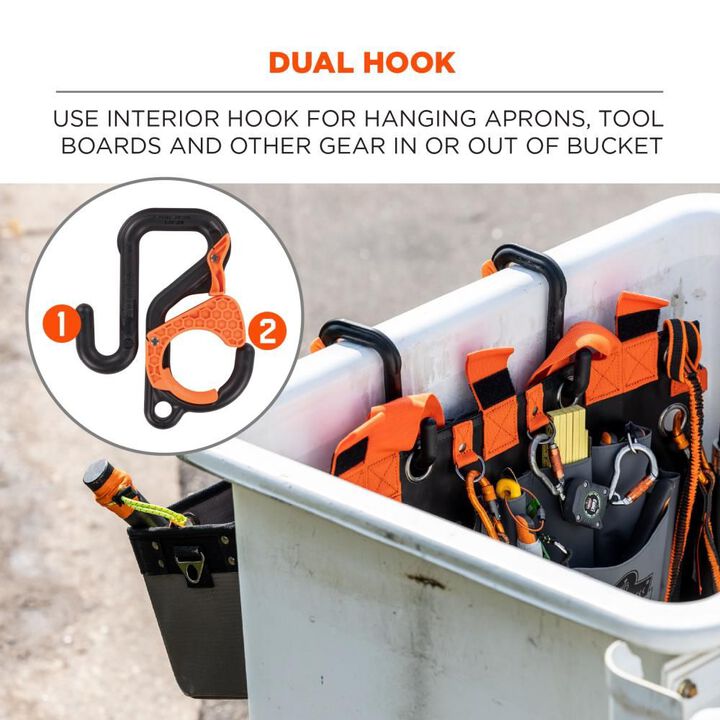 Ergodyne Squids 2in Locking Aerial Bucket Hook 2 Pieces, large image number 5