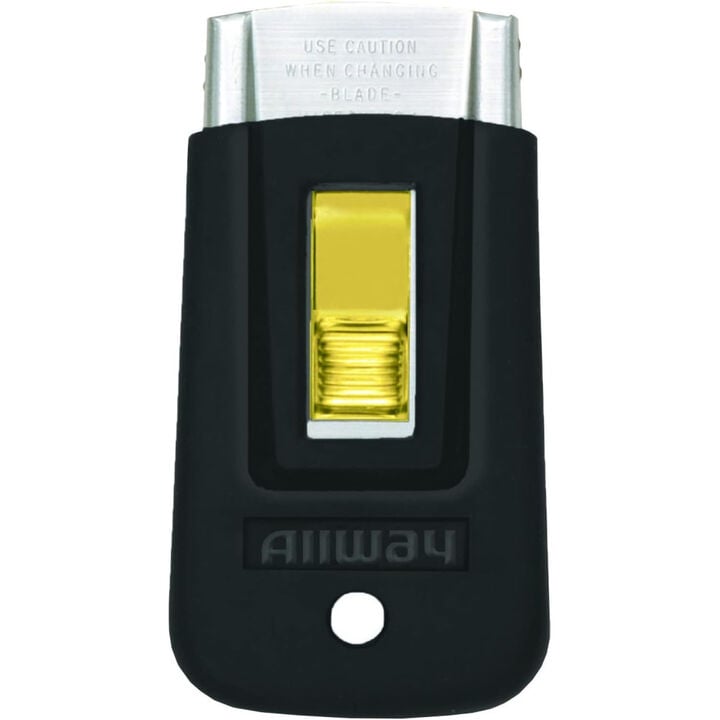 Allway Tools Soft Grip Steel Safety Glass Scraper with 5 Blades, large image number 1