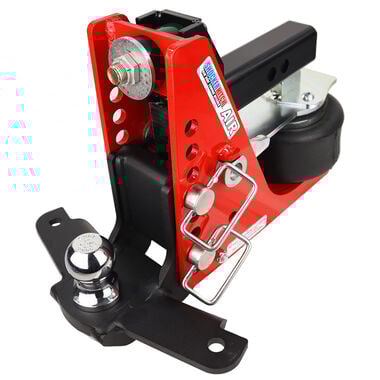 Shocker Hitch 12K 2 Inch Air Receiver Hitch & Drop Sway Bar Tab Ball Mount 2 Inch Hitch Balls