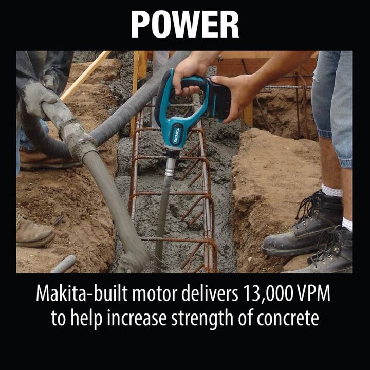 Makita 18V LXT Lithium-Ion Cordless 4 ft. Concrete Vibrator (Bare Tool), large image number 13