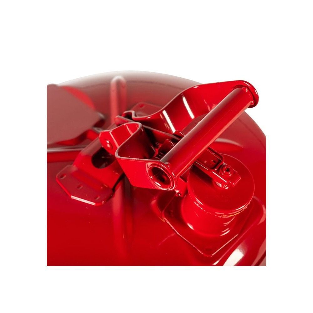 Justrite 5 Gal Steel Safety Red Gas Can Type I with Flame Arrester, large image number 2