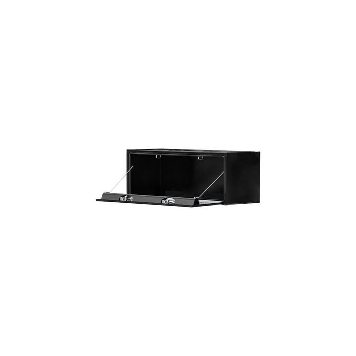 Buyers Products Company 18x18x48 Inch Black Steel Underbody Truck Box With Paddle Latch, large image number 5