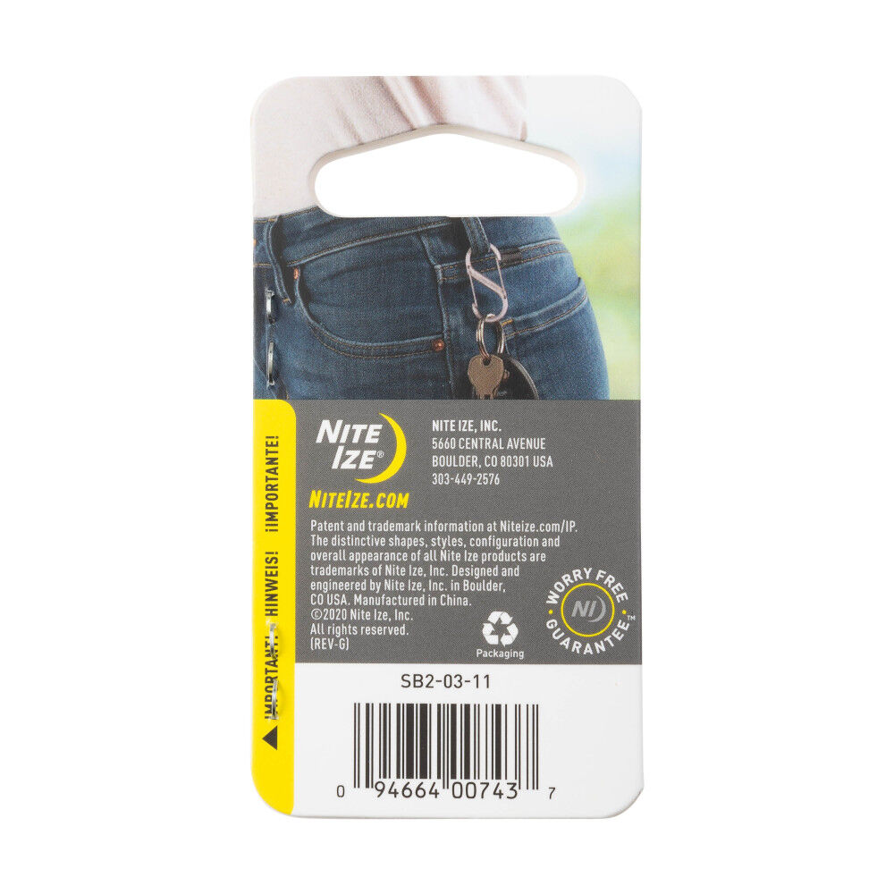 Nite Ize S-Biner Dual Carabiner Stainless Steel #2 Stainless, large image number 2