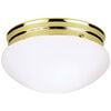 Westinghouse 2Light Interior Polished Brass Ceiling Light Fixture, small image number 1